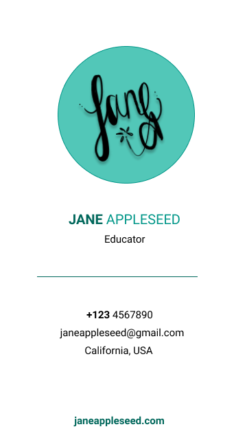 digital business card app